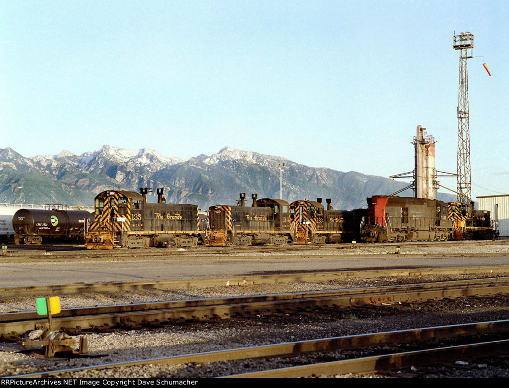 DRGW 135, 134, 133 at Roper Yard